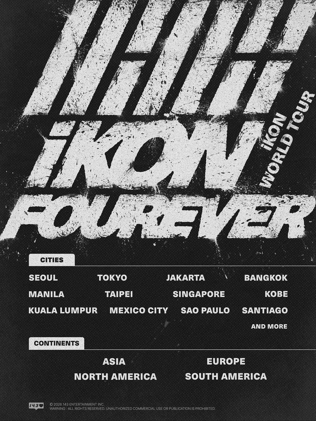 Konser di Jakarta Bertajuk iKON FOUREVER WORLD TOUR