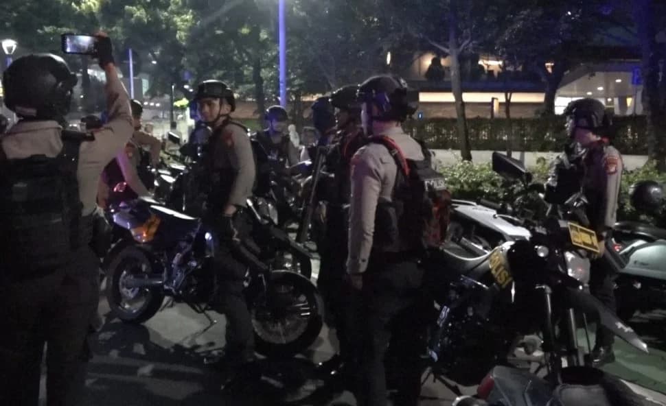 Ilustrasi pasukan Brimob Polri