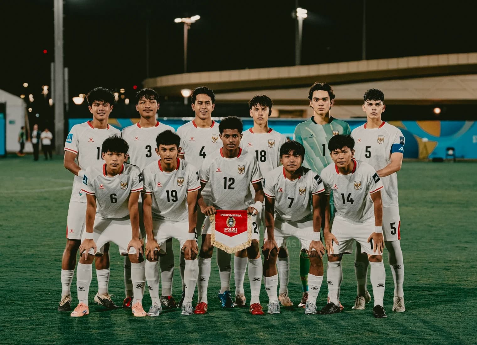Skuad Timnas Indonesia U-17 yang bermain di Piala Asia U-17