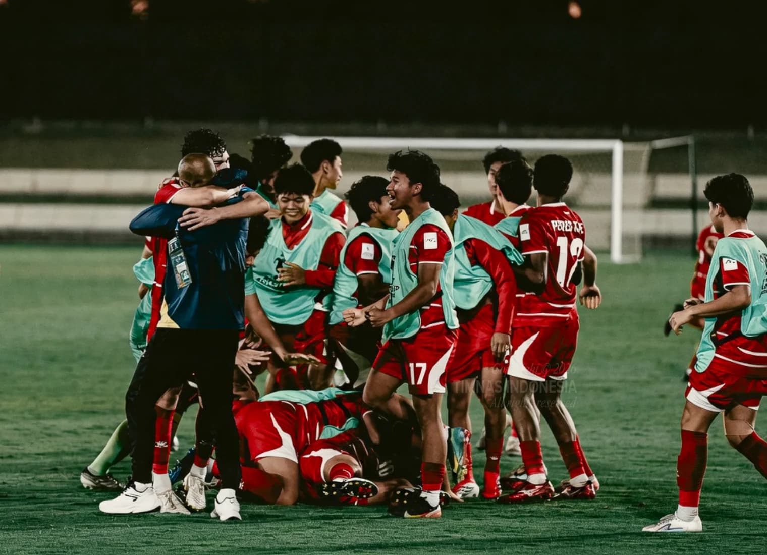 Timnas Indonesia U-17 meraih kemenangan 1-0 atas China di laga pembuka Piala Asia U-17