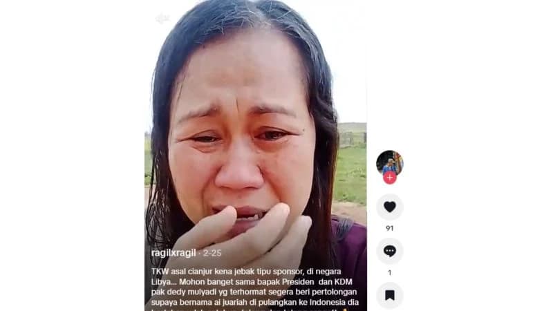 Pekerja Migran Indonesia inisial AJ mengaku alami perlakuan tak menyenangkan saat bekerja di Libya. Pekerja Migran Indonesia inisial AJ mengaku alami perlakuan tak menyenangkan saat bekerja di Libya.