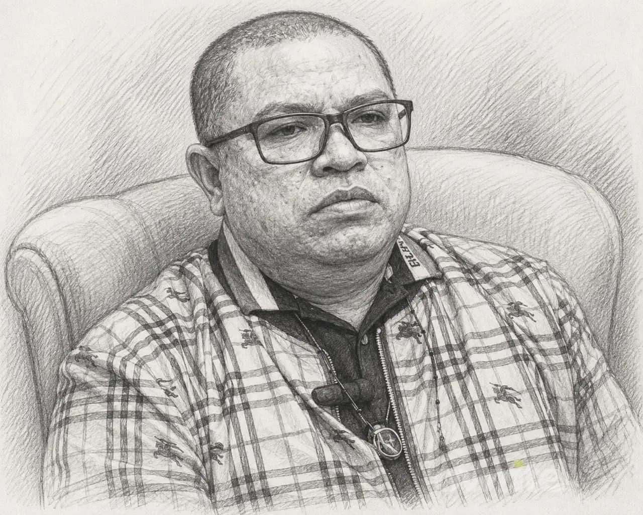 Rasman Nasution. Foto ini debuat dengan aplikasi IA.
