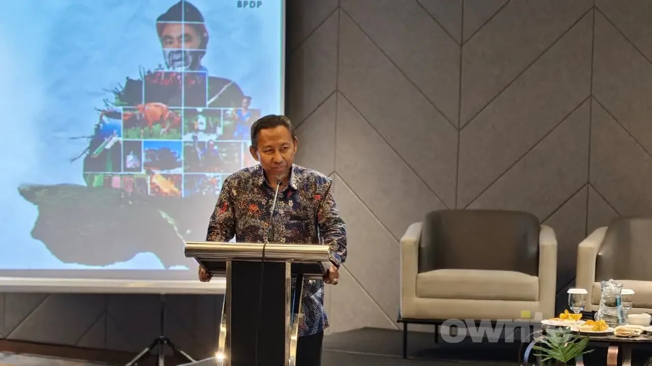 Direktur Keuangan, Manajemen Risiko dan Umum BPDP Zaid Burhan Ibrahim (sumber: Owrite/Anisa Aulia)