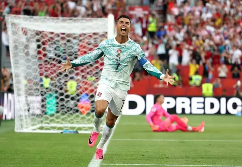 Penyerang Timnas Portugal, Cristiano Ronaldo berhasil mencetak sejarah baru di Piala Dunia 2026 (FIFA)