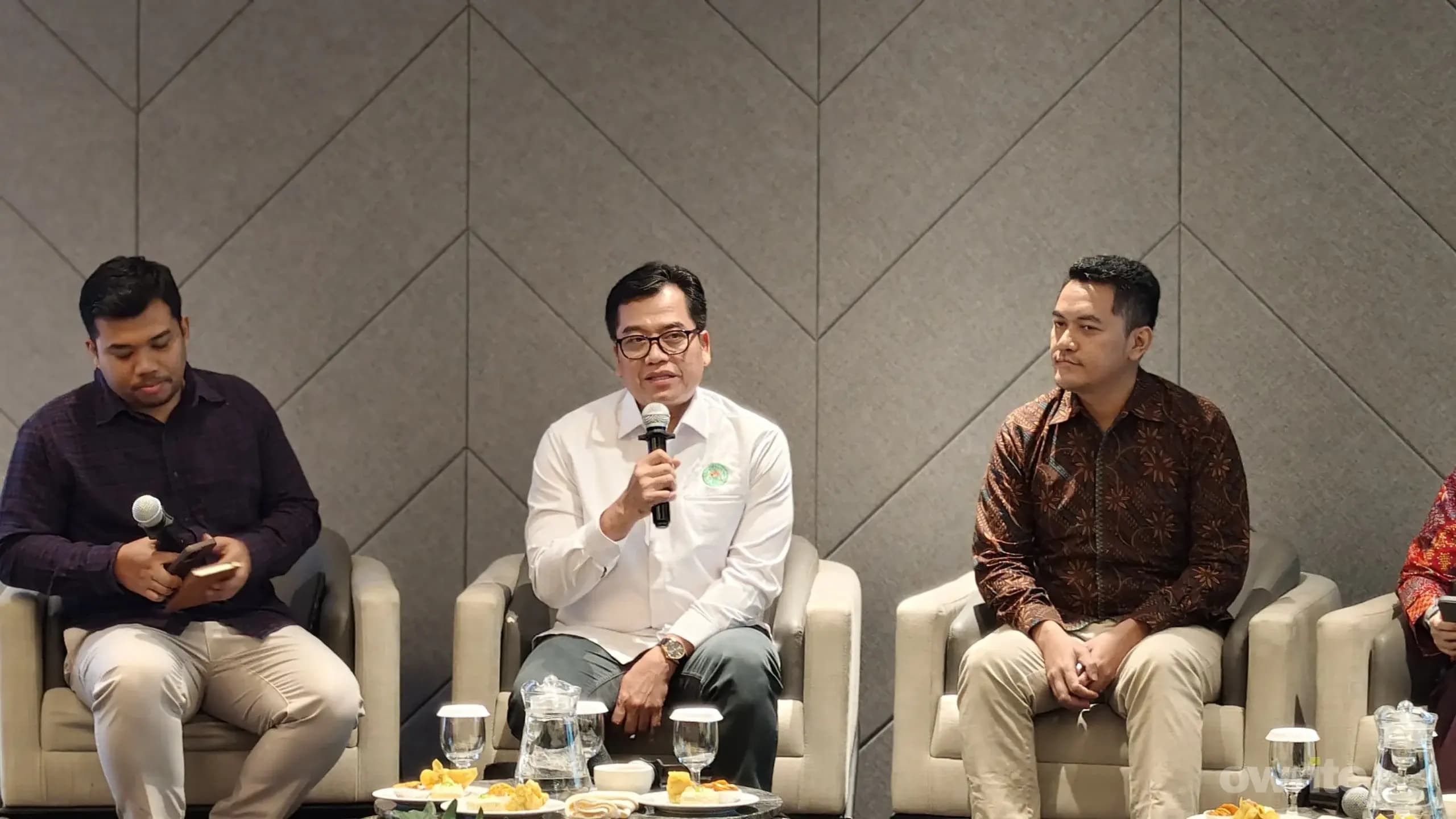 Pengurus Bidang Komunikasi GAPKI Mochamad Husni dalam acara diskusi di Kalimantan Tengah, 30 Juli 2026.