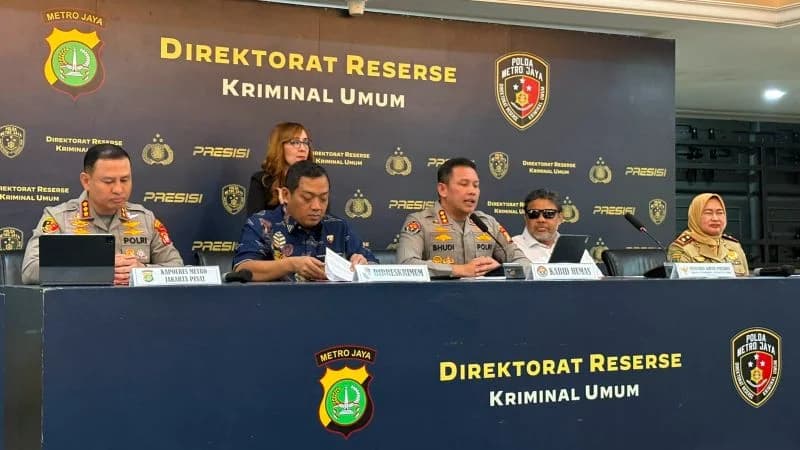 Polda Metro Jaya update kondisi psikologis tiga karyawan toko percetakan yang disekap di daerah Senen, Jakarta Pusat.