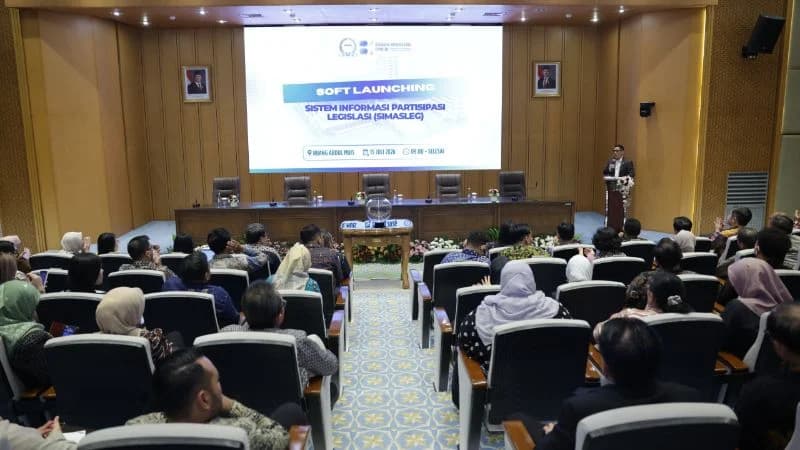 DPR RI resmi meluncurkan Sistem Informasi Partisipasi Legislasi (SIMASLEG).