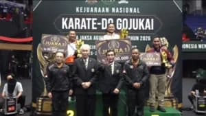 Sulsel Juara Umum Kejurnas Karate Gojukai 2026, Borong 44 Emas dan Ungguli DKI Jakarta