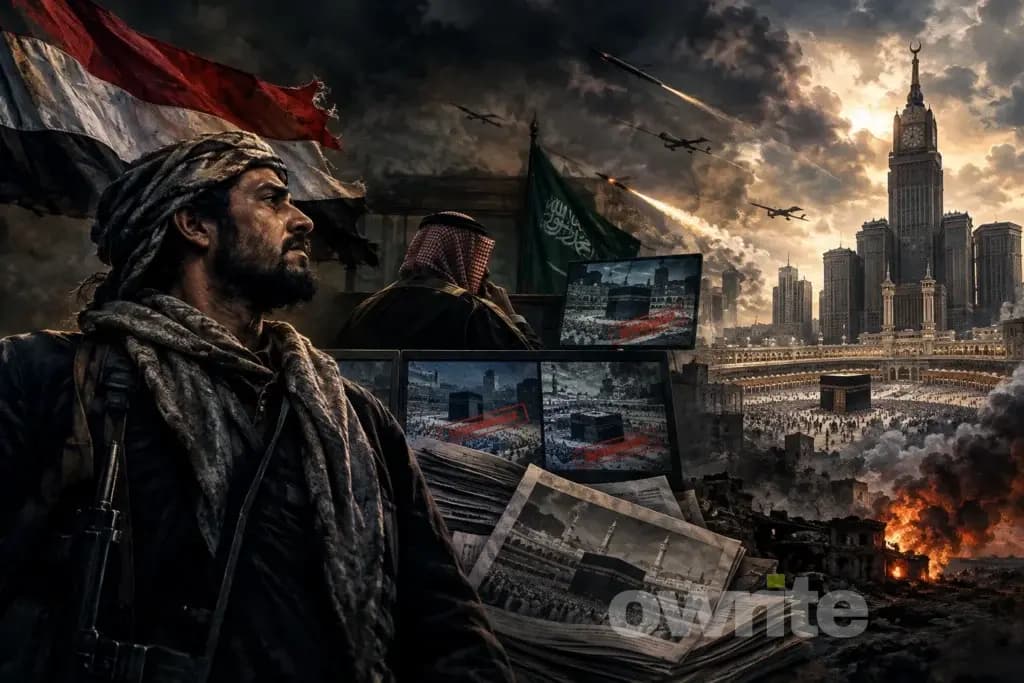 Ilustrasi konflik Houthi.