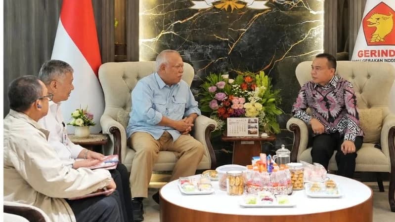 Wakil Ketua DPR RI Sufmi Dasco Ahmad dan Kepala Otorita IKN Basuki Hadimuljono.