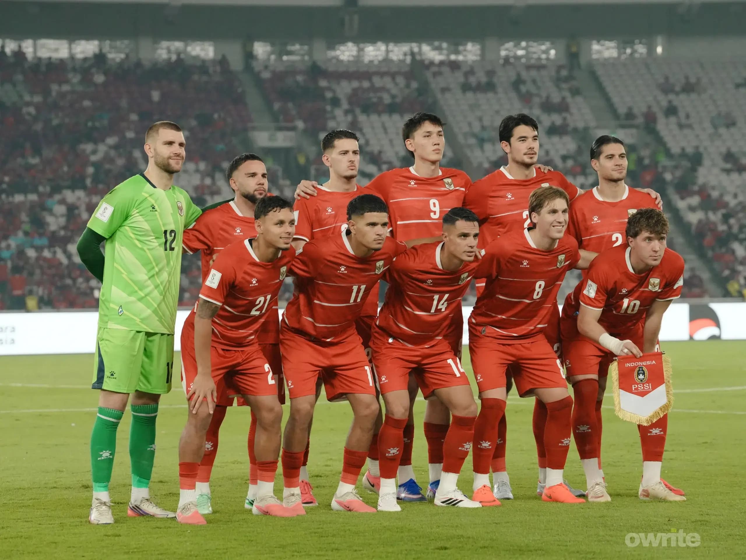 Pemain Timnas Indonesia dalam FIFA ASEAN Cup 2026, September 2026 di SUGBK, Jakarta.