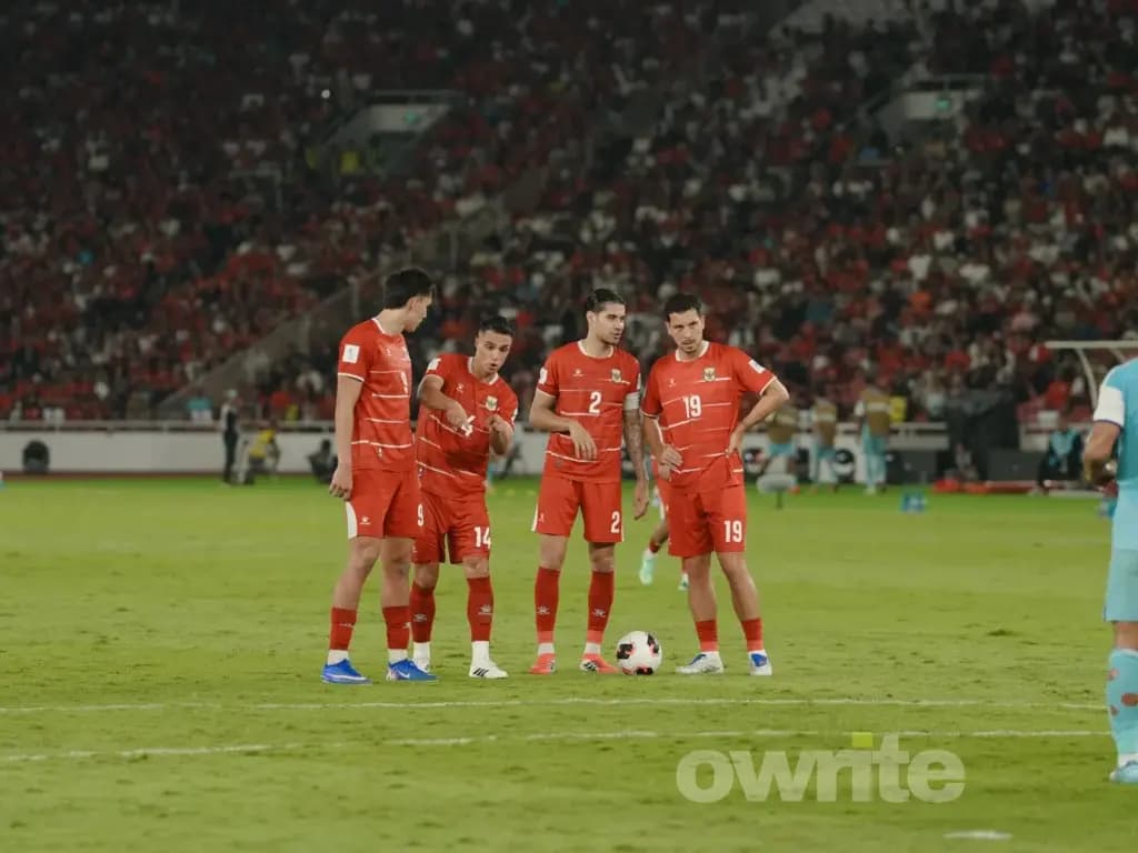Pemain Timnas Indonesia dalam FIFA ASEAN Cup, September 2026 di SUGBK, Jakarta.