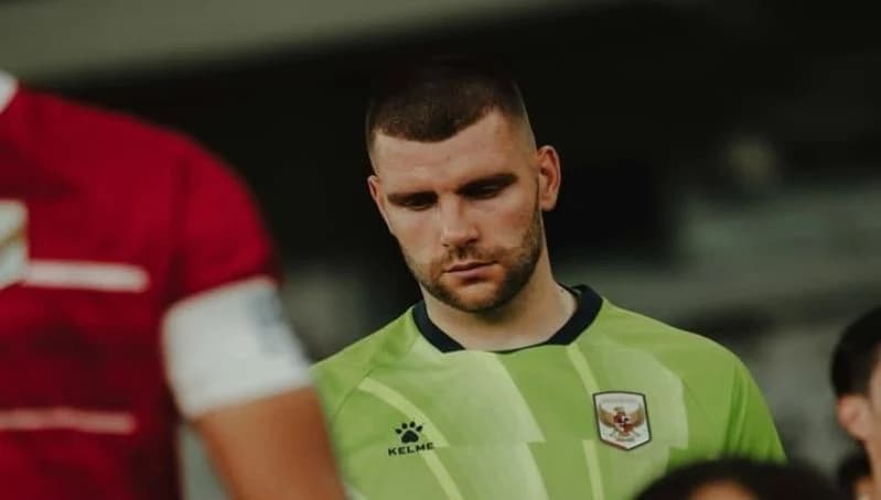 Kiper Timnas Indonesia Maarten Paes.