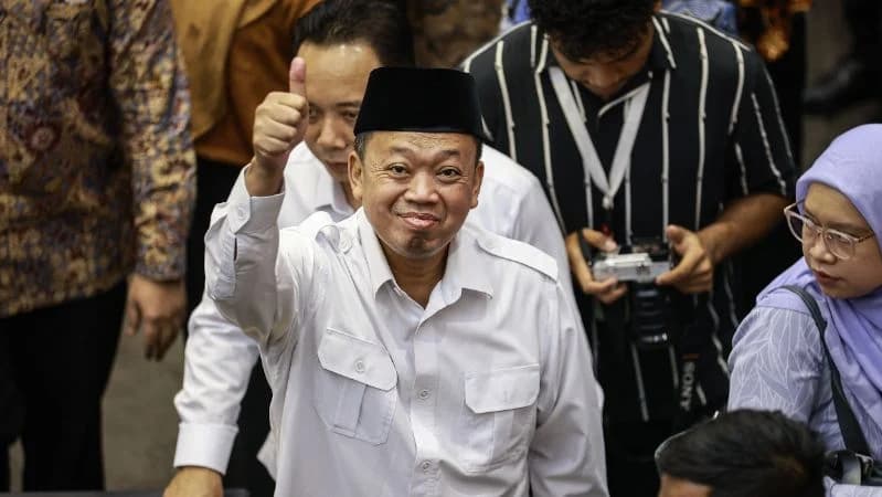 Menteri Agraria dan Tata Ruang/Badan Pertanahan Nasional (ATR/BPN) Nusron Wahid. ANTARA FOTO/Dhemas Reviyanto