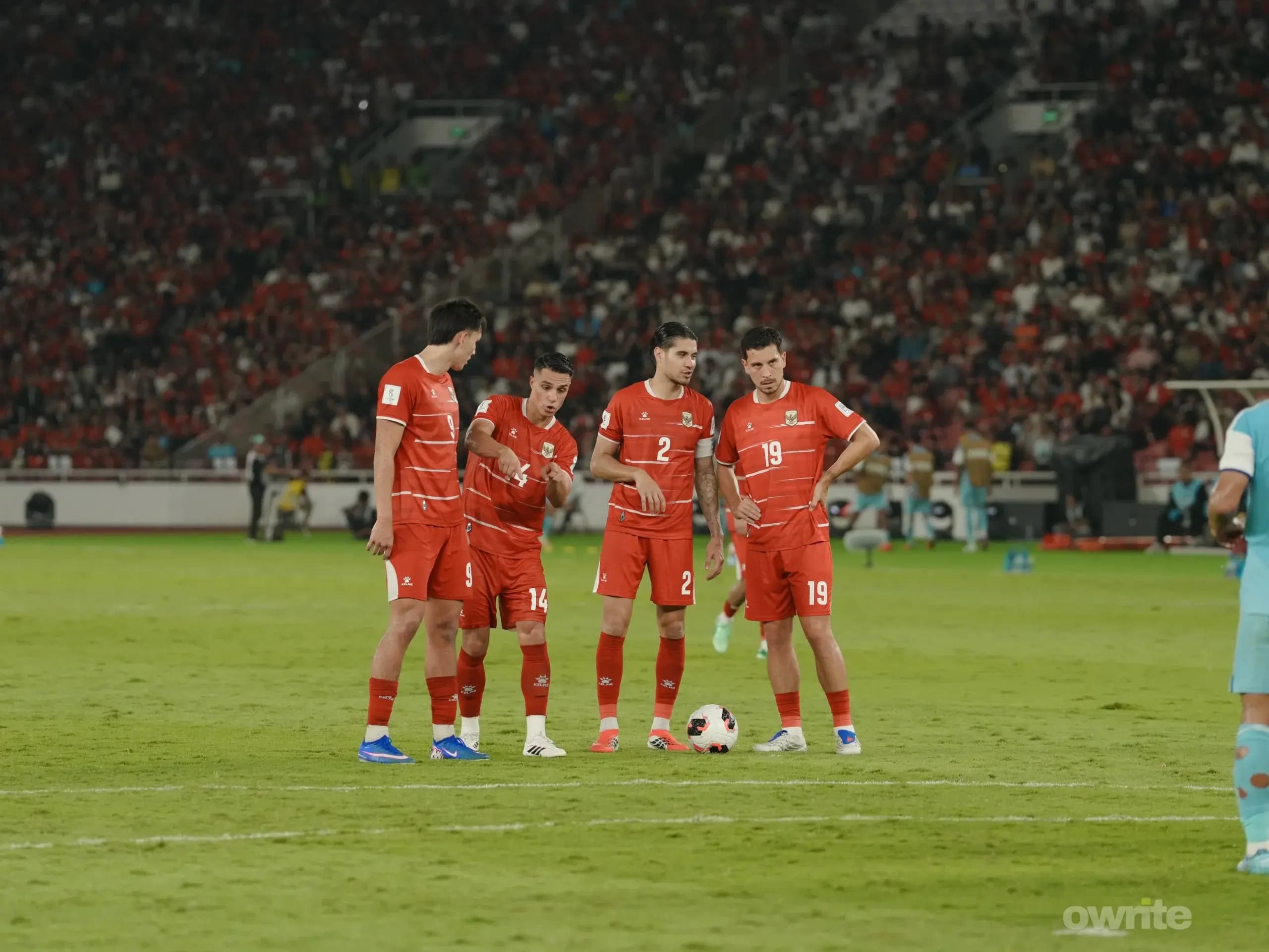 Pemain Timnas Indonesia dalam FIFA ASEAN Cup 2026, September 2026 di SUGBK, Jakarta.