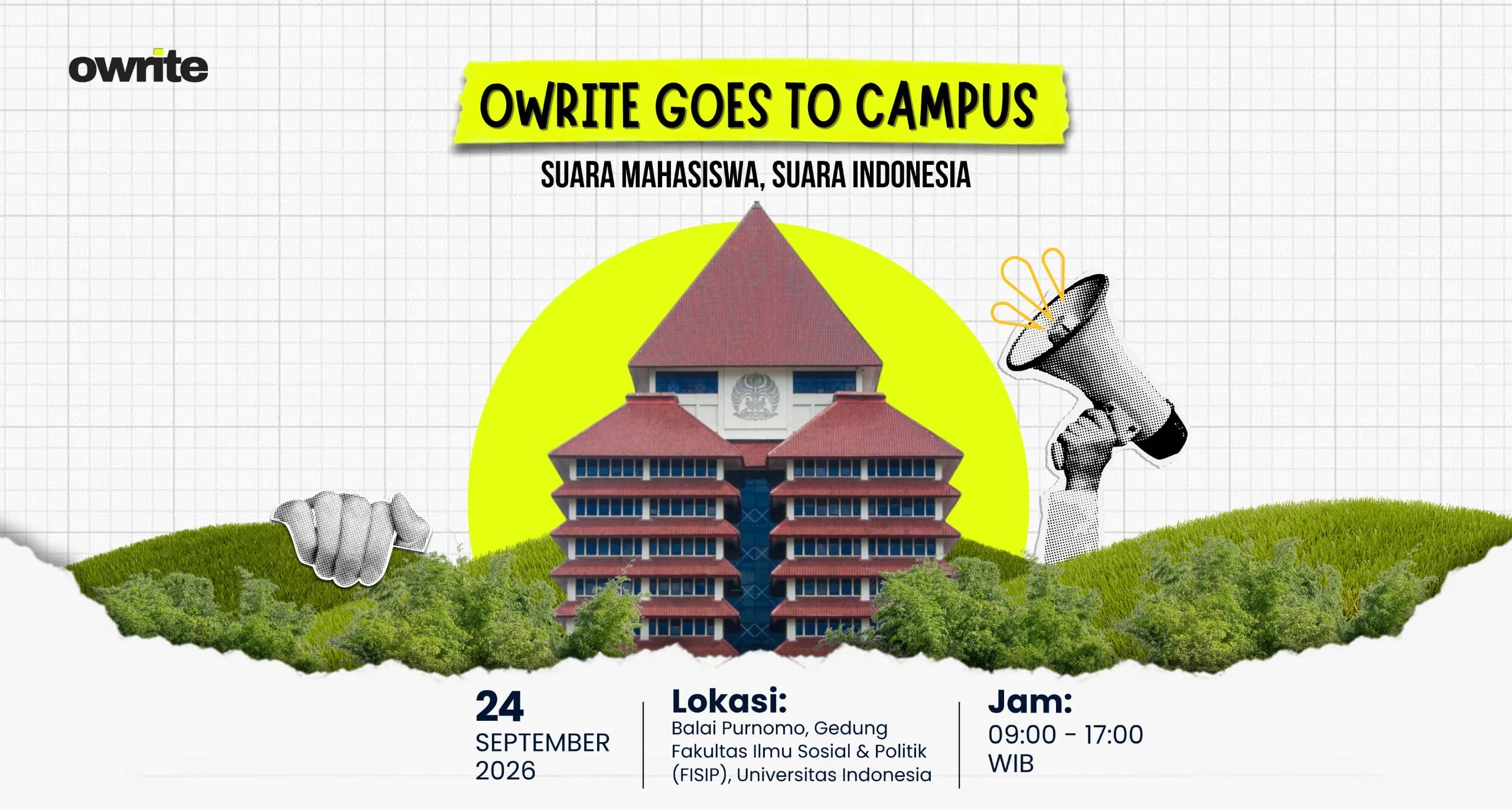Owriet Goes To Campus, ajang pencarian mahasiswa unggul