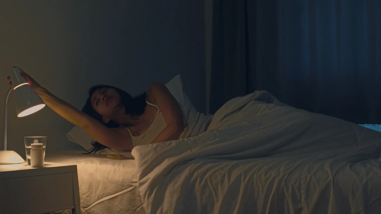 Mematikan lampu sebelum tidur