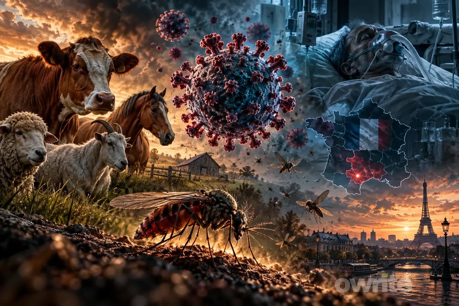 Ilustrasi virus Shamonda.