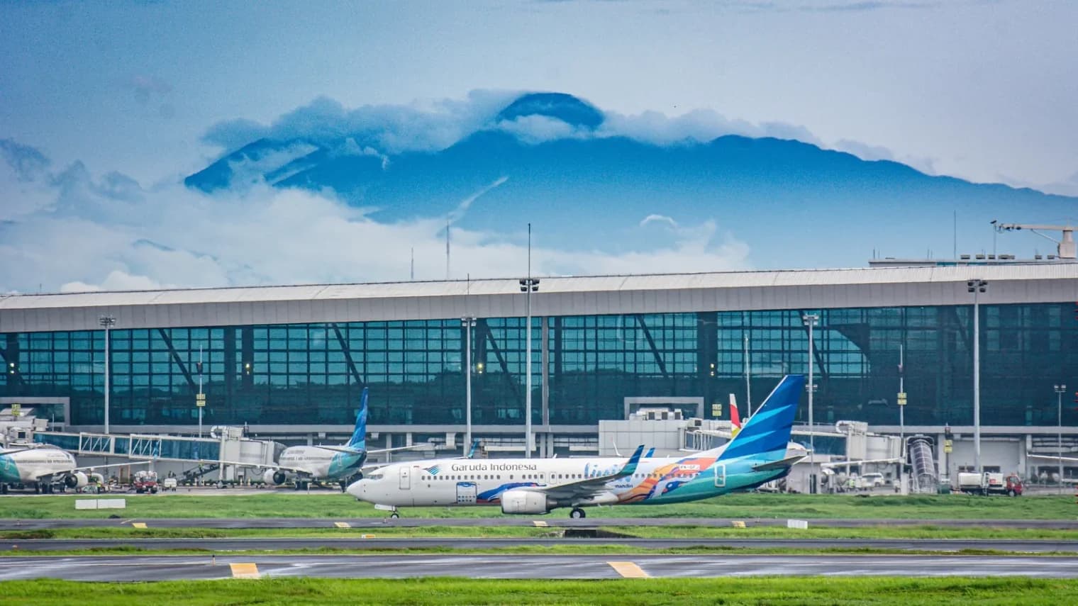 Penampakan Bandara Internasional Soekarno-Hatta.