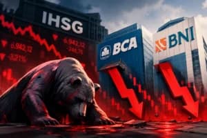 IHSG Babak Belur, Saham Big Bank BCA-BNI Kompak Berguguran