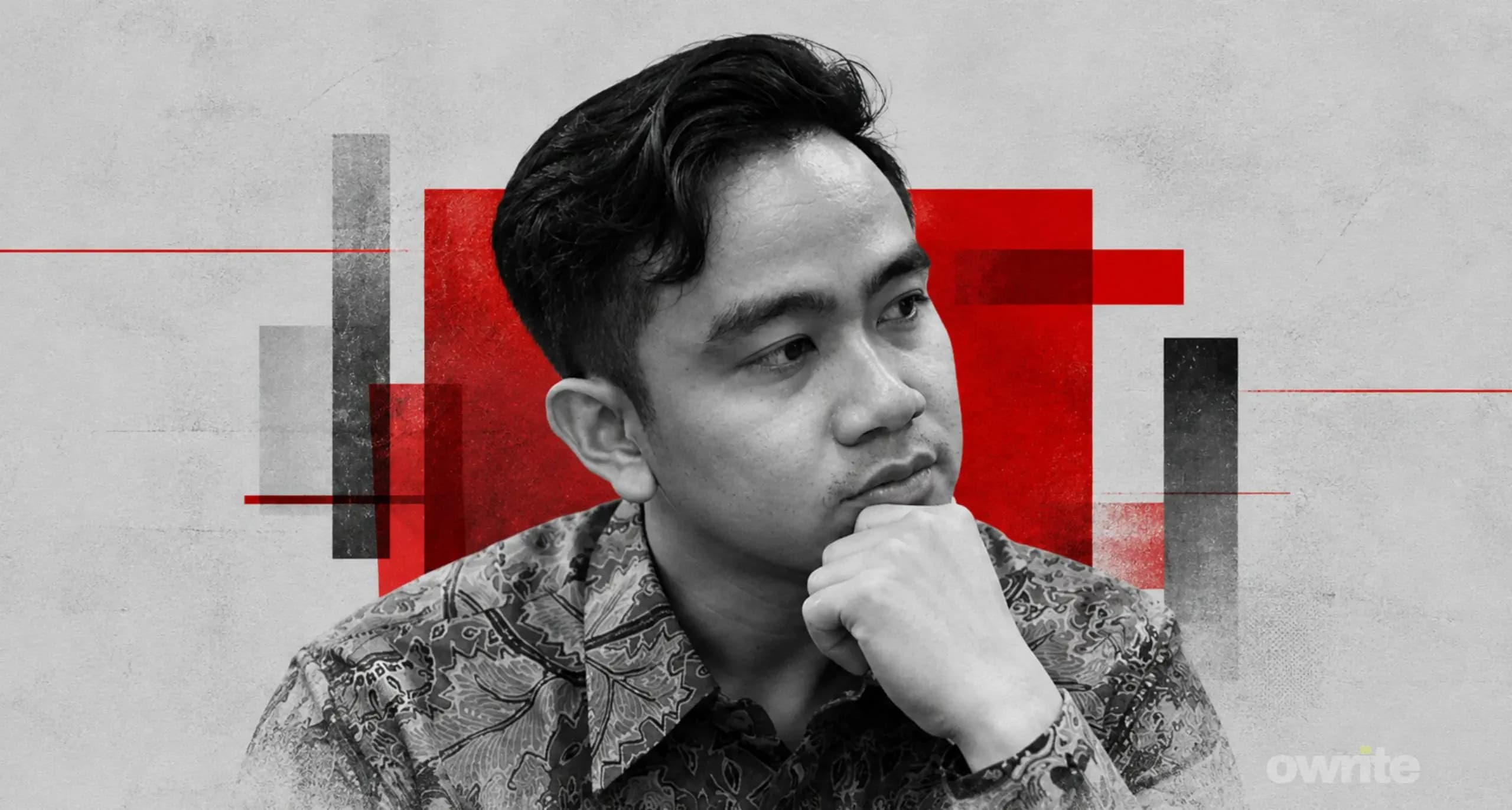 Gambar monokrom Gibran