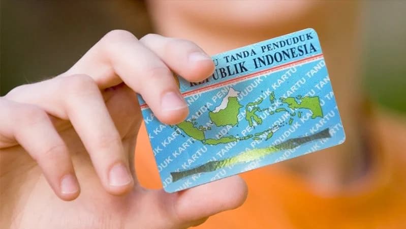 Ilustrasi KTP Jakarta.