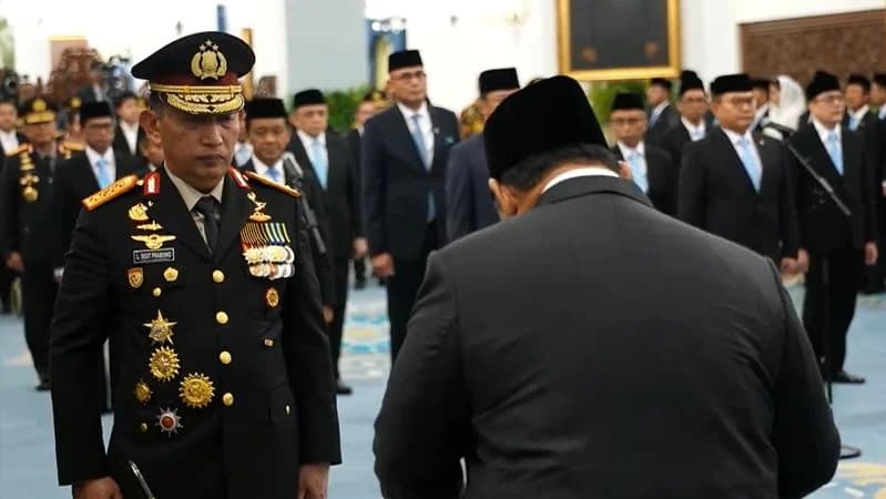 Listyo Sigit Prabowo dilantik jadi Kepala Staf Kepresidenan (KSP).