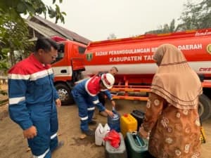 Kekeringan dan Ancaman Karhutla Hantam Kalsel, Pertamina Salurkan 1,1 Juta Liter Air
