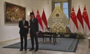 Menlu Singapura Temui Menlu Indonesia di Tengah Isu Karhutla dan Ekspor Gas