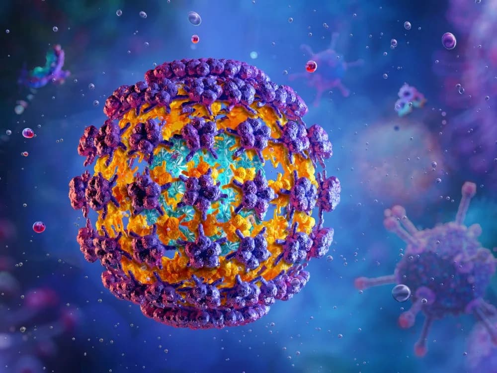 Ilustrasi virus HPV.
