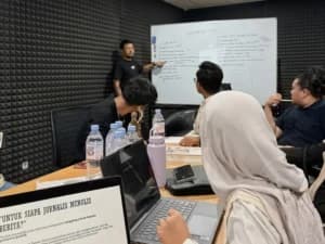 Owrite Konsisten Dukung Pers Mahasiswa, Gelar Pelatihan Suara Trisakti