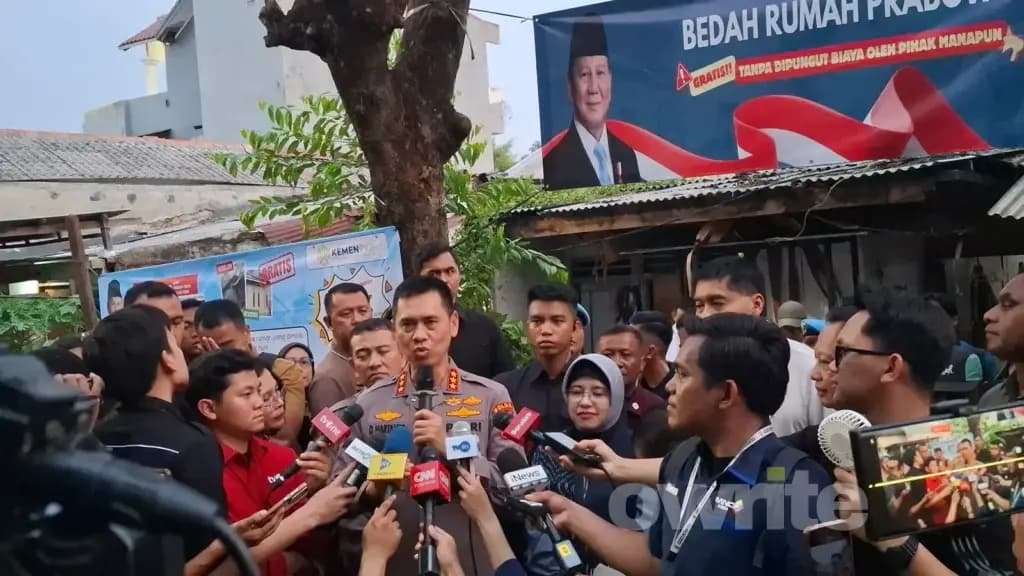 Kapolda Metro Jaya Komjen Dadang Hartanto di Cengkareng. (Sumber: Owrite/Rahmat Baihaqi)