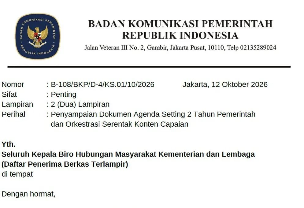 Viral Surat Bakom
