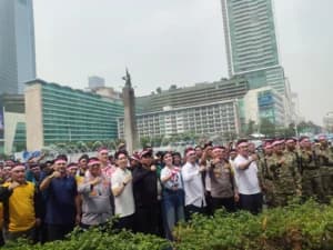 Bundaran HI Baru Jadi Lokasi Demo Mahasiswa, Kini Panggung Polri Muncul Bikin Warga Bertanya-tanya
