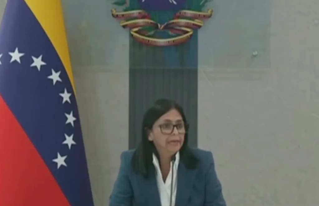 Wakil Presiden Venezuela Delcy Rodríguez.