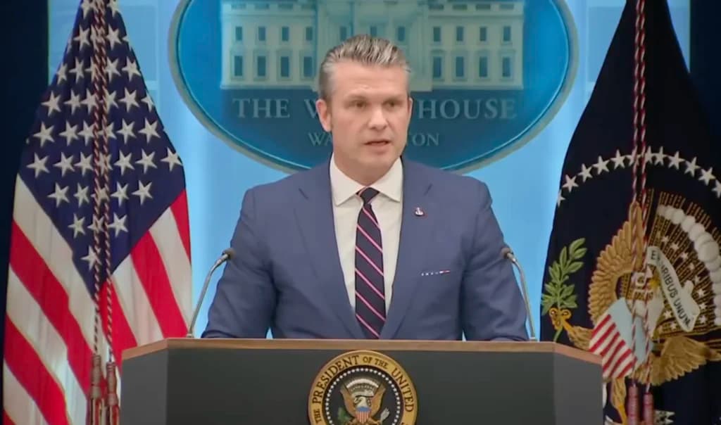 Menteri Pertahanan AS Pete Hegseth. (Sumber: X/@EricLDaugh)