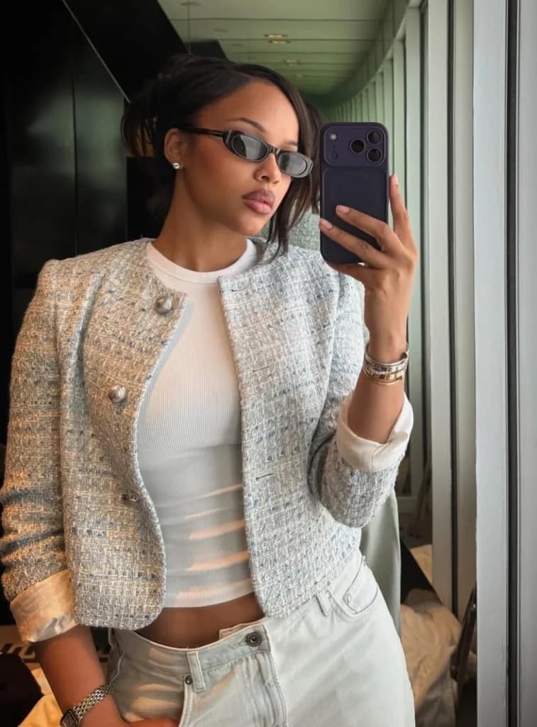 Lima Potret Stylish Suzette Carter, WAGs Aurélien Tchouaméni yang Selalu Tampil Elegan