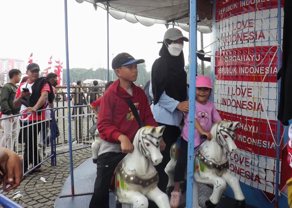 Lima Permainan Anak di Monas Saat 17 Agustusan, Gratis dan Buka Sampai Malam