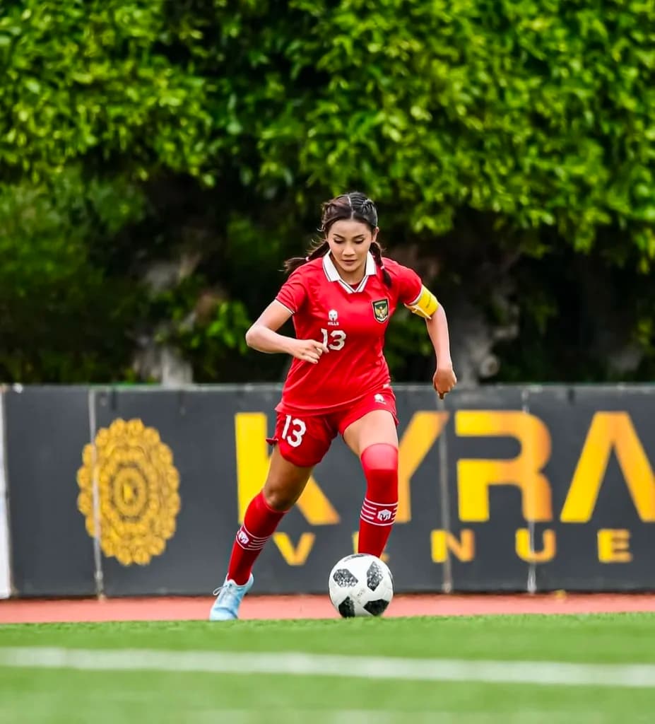 Pemain Timnas Putri Indonesia, Shafira Ika Putri Kartini (Sumber: instagram/shafiraikaputri13)