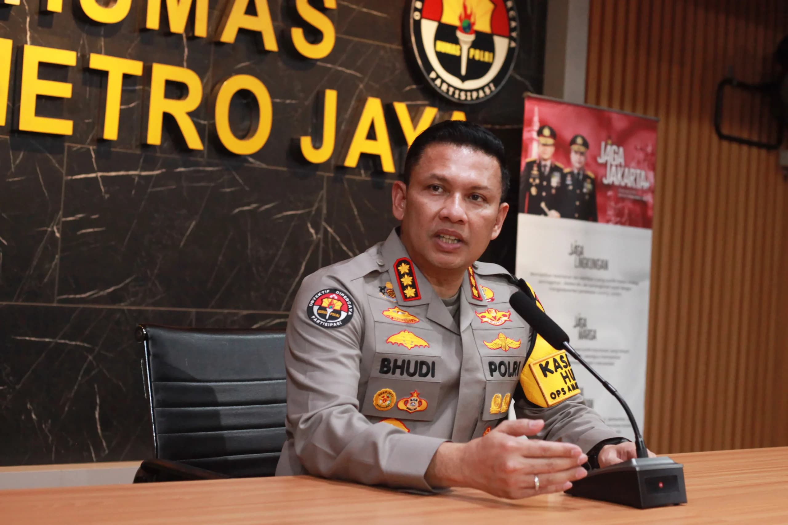 Kabid Humas Polda Metro Jaya, Kombes Pol Budi Hermanto Kabid Humas Polda Metro Jaya, Kombes Pol Budi Hermanto
