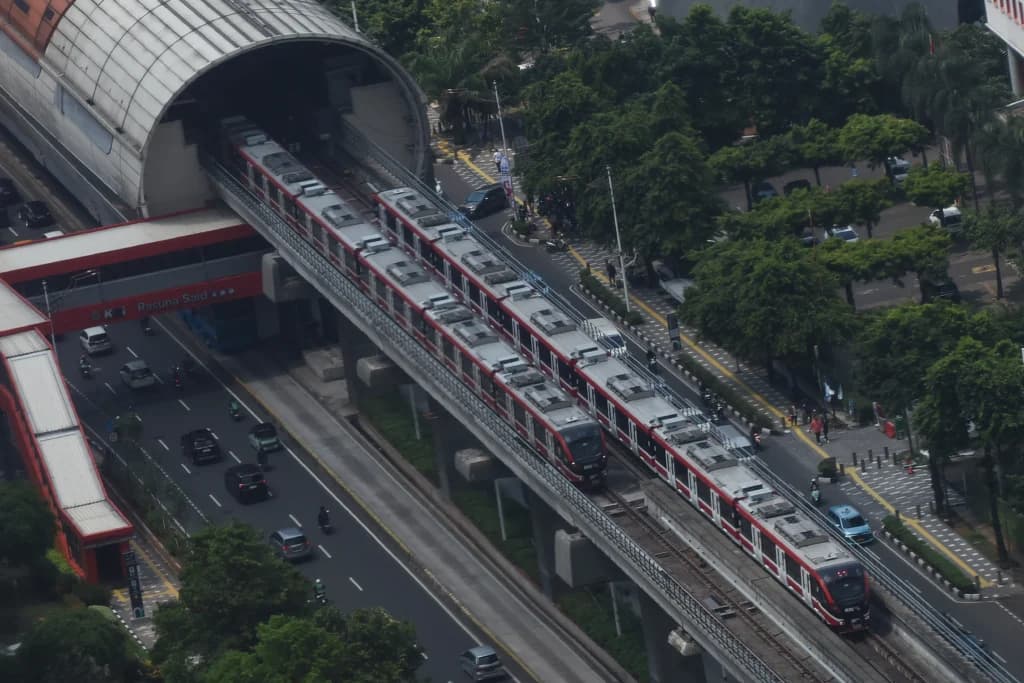 Ilustrasi, Rangkaian LRT Jabodebek Ilustrasi, Rangkaian LRT Jabodebek