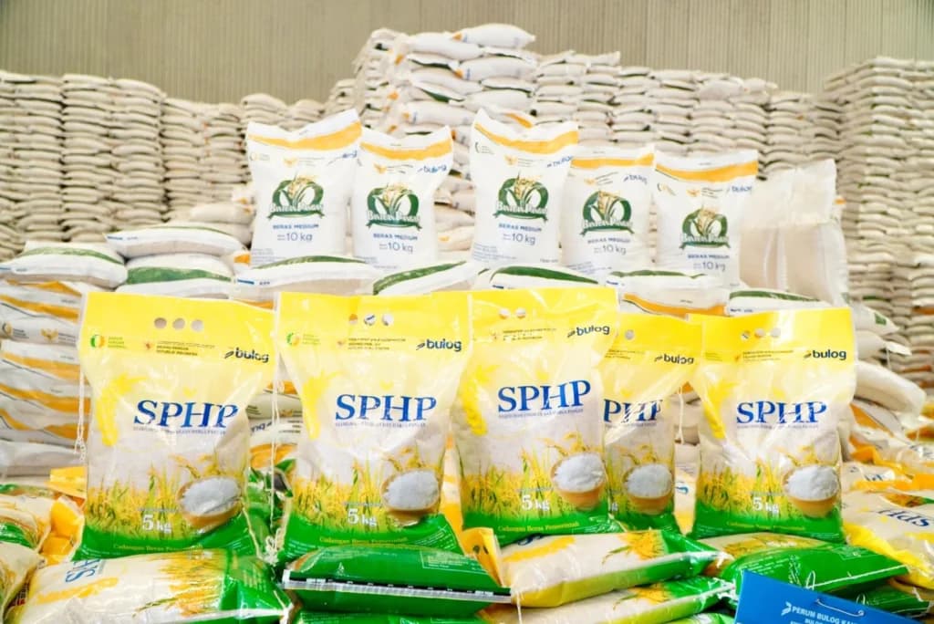 Ilustrasi beras SPHP (Sumber: Badan Pangan Nasional) Ilustrasi beras SPHP (Sumber: Badan Pangan Nasional)