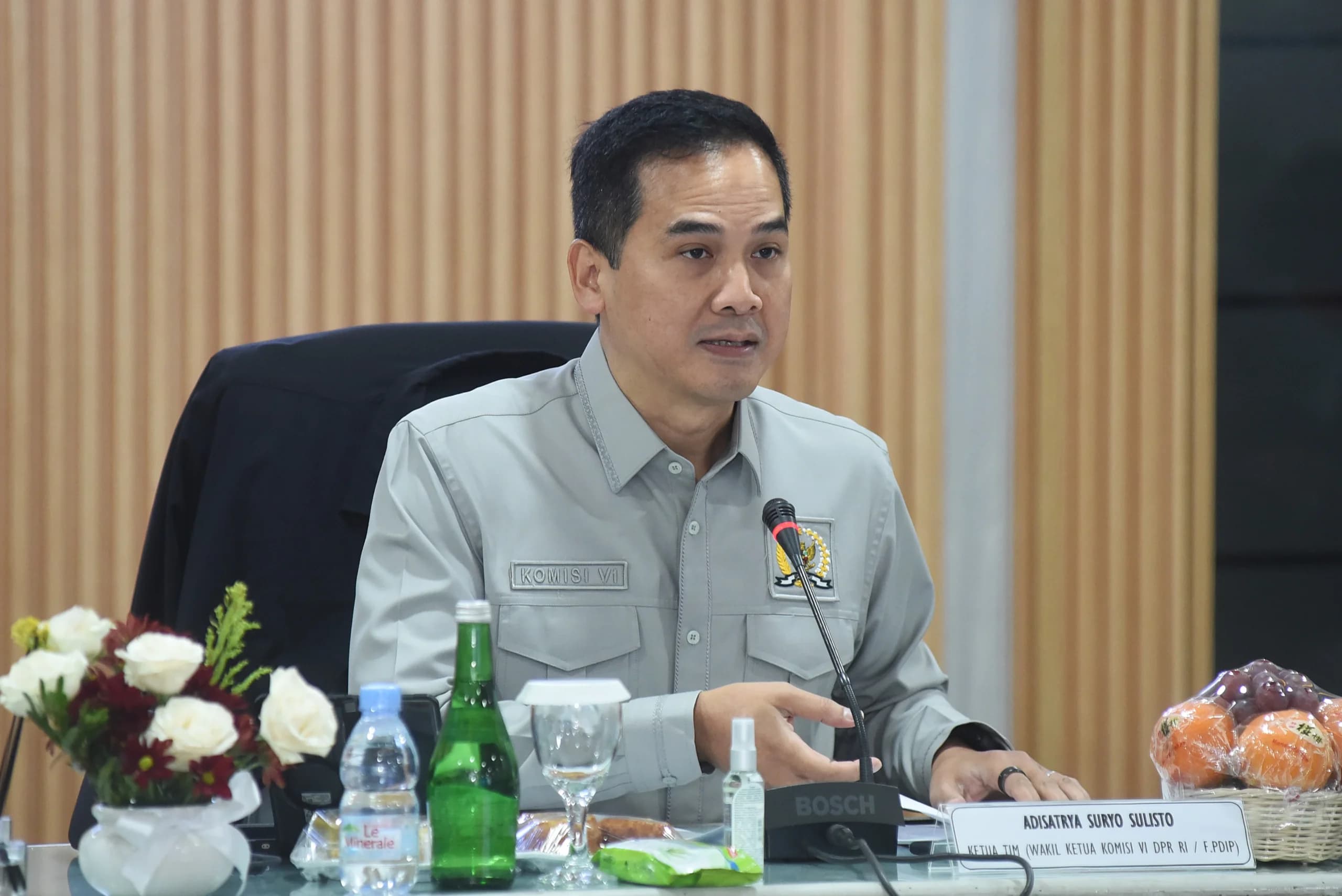 Wakil Ketua Komisi VI DPR RI Adisatria Suryo Sulisto Wakil Ketua Komisi VI DPR RI Adisatria Suryo Sulisto