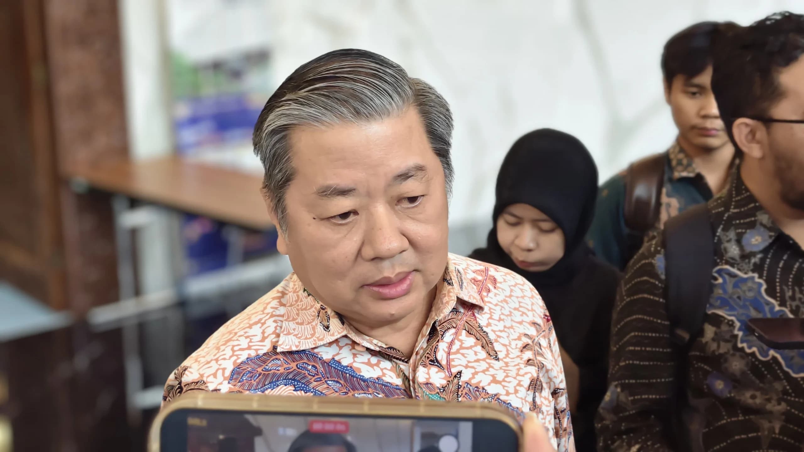 Ketua Umum Gabungan Produsen Makanan Minuman Indonesia (GAPMMI), Adhi Lukman Ketua Umum Gabungan Produsen Makanan Minuman Indonesia (GAPMMI), Adhi Lukman