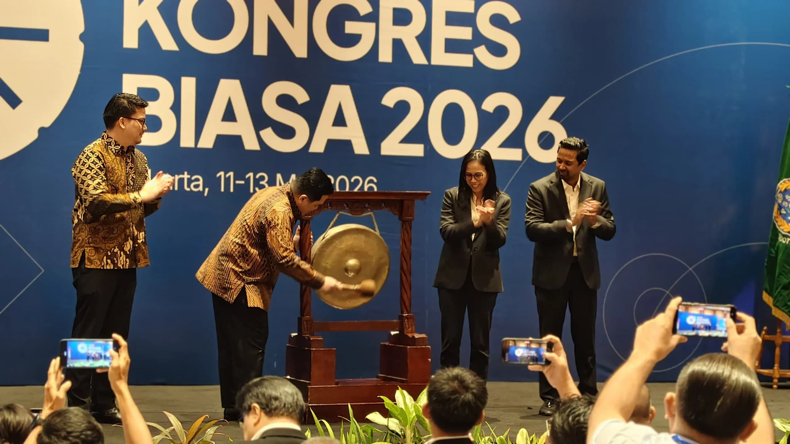 Ketum PSSI, Erick Thohir membuka Kongres FFI 2026 di Hotel Aryaduta, Menteng, Jakarta Ketum PSSI, Erick Thohir membuka Kongres FFI 2026 di Hotel Aryaduta, Menteng, Jakarta