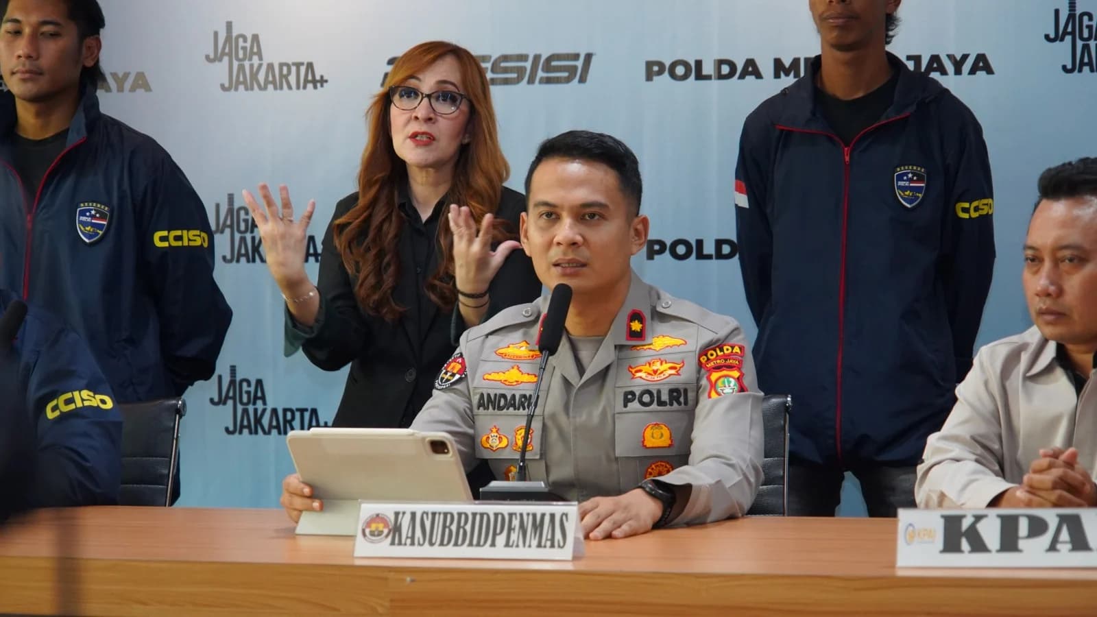Kasubbid Penmas Bidhumas Polda Metro Jaya, Kompol Tiksnarto Andaru Rahutomo Kasubbid Penmas Bidhumas Polda Metro Jaya, Kompol Tiksnarto Andaru Rahutomo