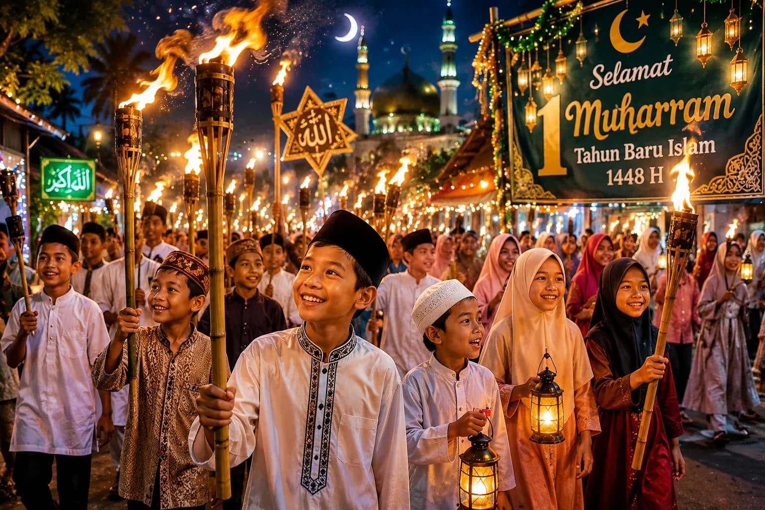 Pawai Obor 1 Muharram Pawai Obor 1 Muharram