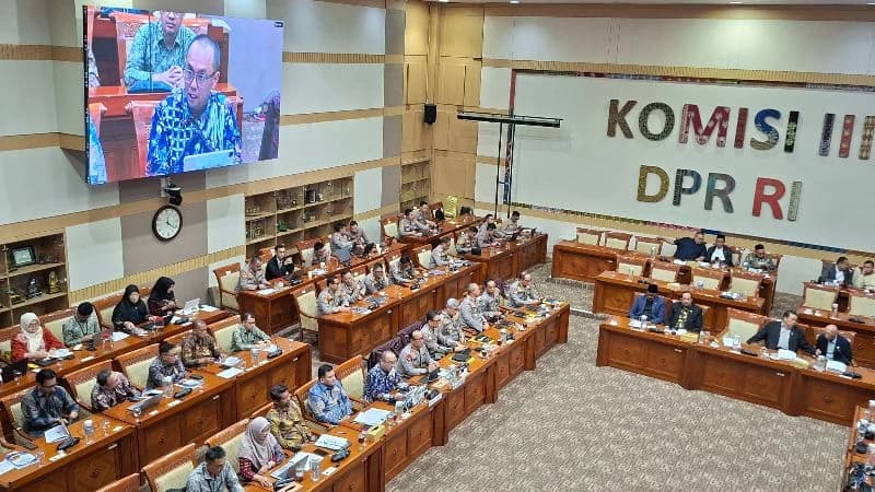 Komisi III DPR rapat dengan PPATK terkait pagu anggaran tahun 2027. Komisi III DPR rapat dengan PPATK terkait pagu anggaran tahun 2027.