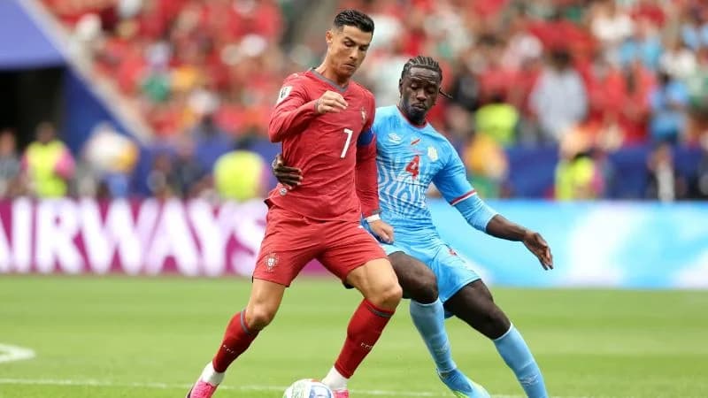 Cristiano Ronaldo saat laga lawan RD Kongo di laga perdana Grup F Piala Dunia 2026. Cristiano Ronaldo saat laga lawan RD Kongo di laga perdana Grup F Piala Dunia 2026.