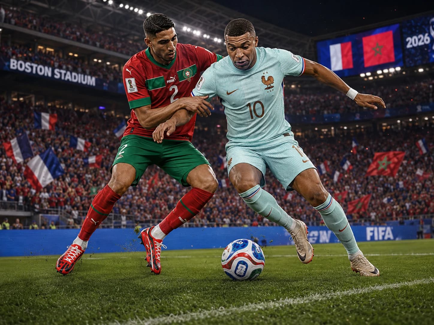 Mbappe dan Hakimi dalam Piala Dunia 2026. Mbappe dan Hakimi dalam Piala Dunia 2026.